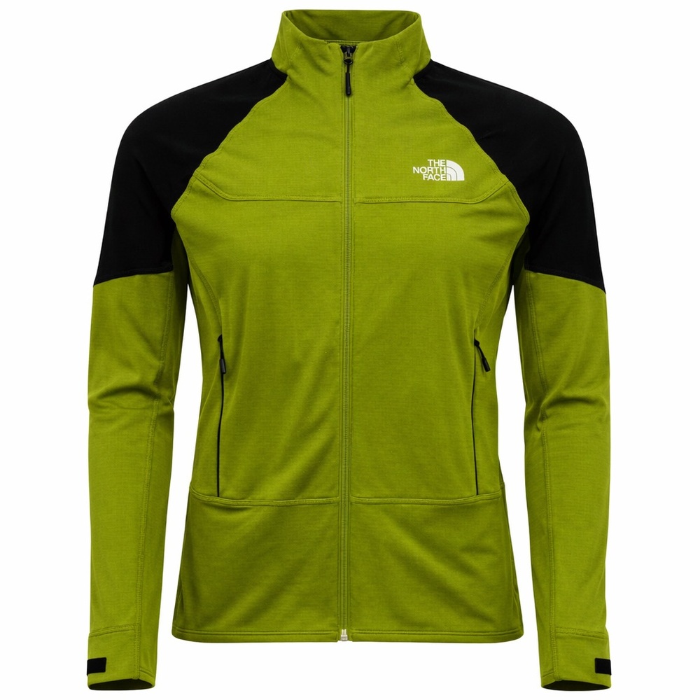 The North Face Bolt Polartec Jacket Green Black Mens M NWOT